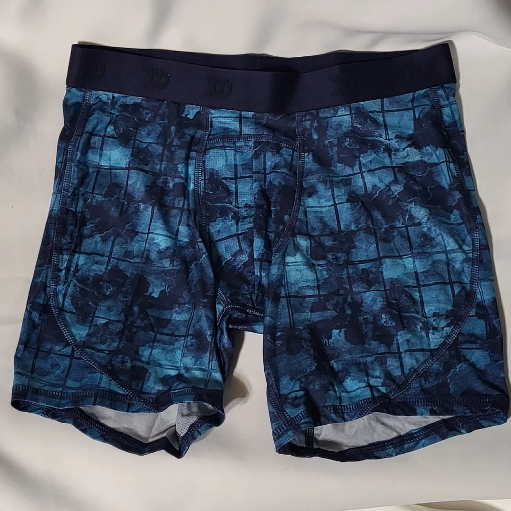 All In Motion Men's NIP 2 Pack Blue Mesh Panel Boxer Briefs Size Small - Picture 7 of 12